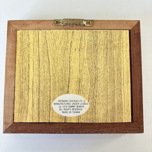 Vtg HOME SWEET HOME Bathroom 3d Paper Wood Plaque Wall Hanging Retro 70’s 6”x5” - Picture 8 of 11